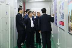 宜春市电子信息产业链招商小分队莅临泉州戈伟环保科技研发有限公司参观调研